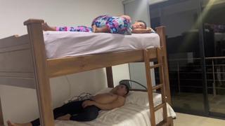 Getting down with my fresh stepbro, suckin' my titts, and gettin' blown by his thick prick