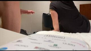 Slutty Thirsty from Stepbrother's GF - Amateur Swallows Cum on Tongue