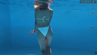 Sofi Otis splashes seductively in sultry poolside sex scenes