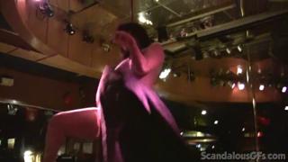 Pole Dancing Busty Rookie