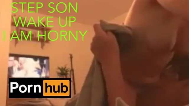 milf wakes up boyfriend, rides him, gets fucked, then leaves his room