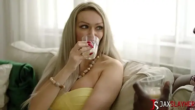 Blonde MILF Amber Jayne Groans for Jax Slayher BBC