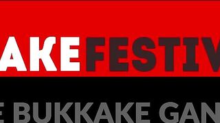 Slutty Ladies Gulp巨型Dicks At Explicit Bukkake Gathering