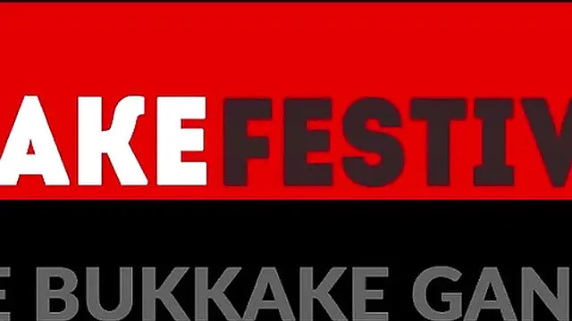 Pale lady sucking some chocolate cock during a rough orgy