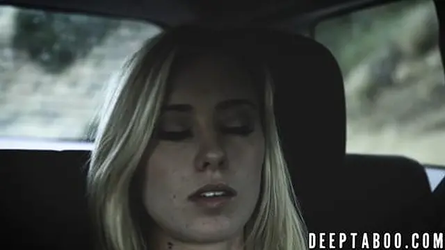 Two studs penetrate hitchhiker bimbo in forbidden explicit scene