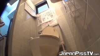 Gorgeously Filmed Japanese Babes Secretly Pissed On Camera