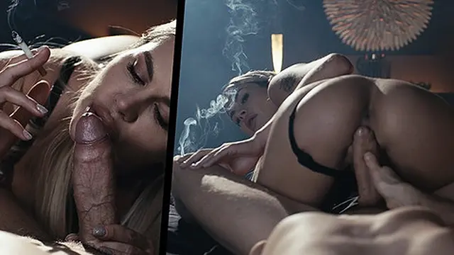 Hot Mistress Savoring Cum From Her Pussy🌮️ While Smokes - Zlata Shine Cigarette Fetish