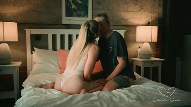 UNLABELLED Non-binary Shemale Sex Finally Charlie Forde & Violet Devine Cumming 21st Feb