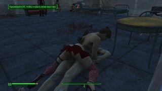 Glass-walled brothel features prostitutes in Fallout 4 ¦ Porno game, lesbian strapon