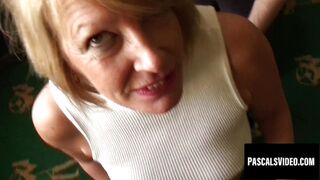 Sexy woman savors intense action following a sensual tease