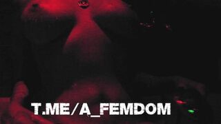 Pissing Domina Fetish Goddess Eva Latex Femdom BDSM Solo Mistress Wet Pussy Big Ass Milf Kink