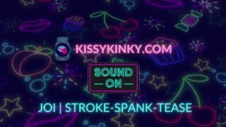JOI - STROKE & SPANK - TEASE