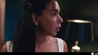 Lesbian Freeze Fetish - Brunette Latina Girl Stops Time And Pranks Coco Bae While Sucking Her Tits