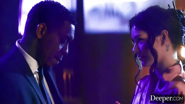 Deeper  Delicious Beauty Matty Mila Perez Gets Spit-Roasted