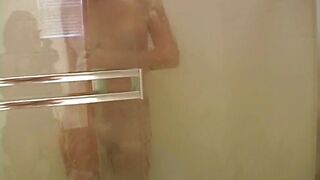 Cock teasing blonde fondles her pretty titties in POV