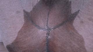 Ferocious Geyser Squirt Over Ripped Leggings