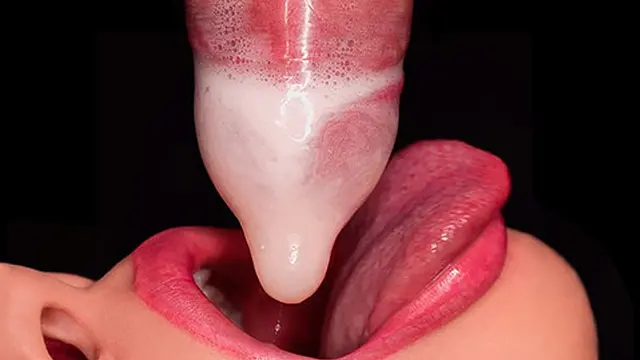 Close Up: Horny🥵 Mouth Milking, Condom Broke - Best ASMR Blowjob 4K