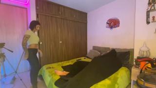 Dad's ex-wife goes down on my hard-on, and I pound her